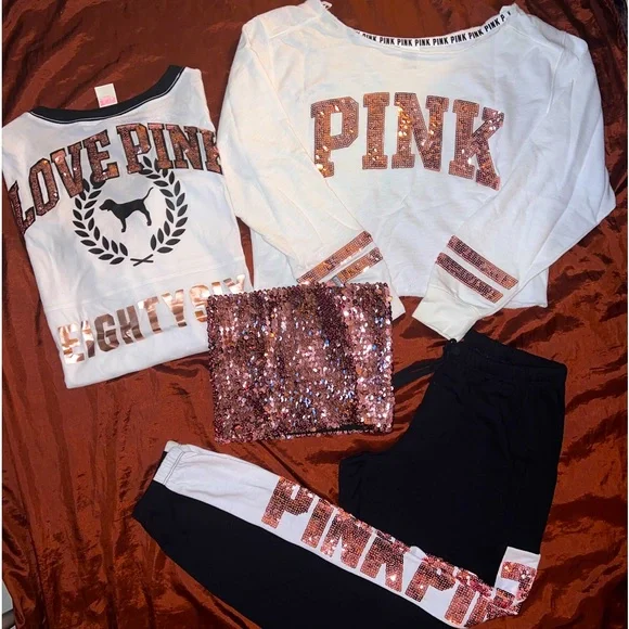 Outfits Victoria's Secret Sweatsuit Pink Brand Outfits